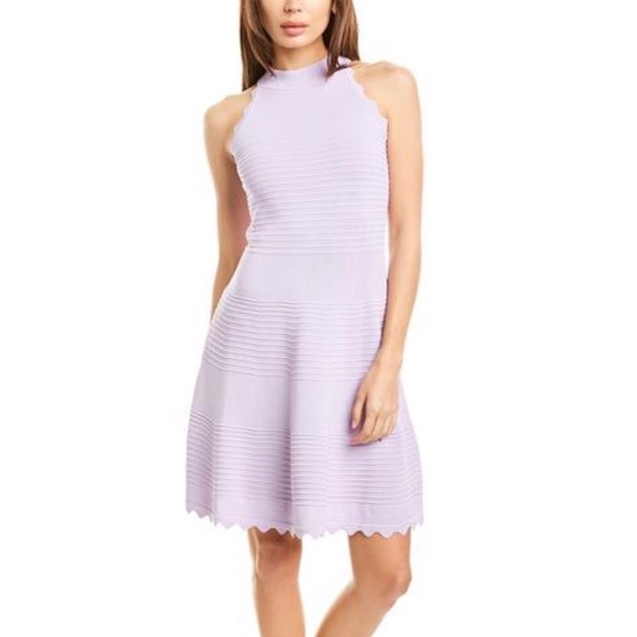 Eliza J Dresses & Skirts - ELIZA J SCALLOP TRIM KNIT FIT & FLARE DRESS 🌺IN STORES🌺